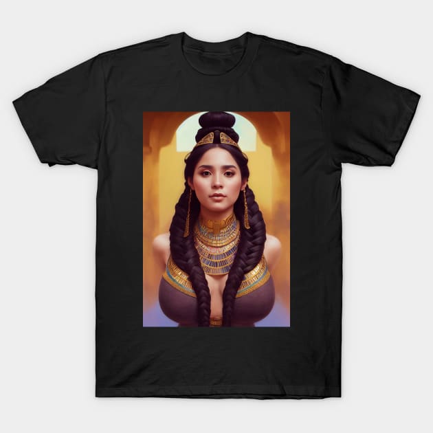 Beautiful Egyptian Princess T-Shirt by ai1art